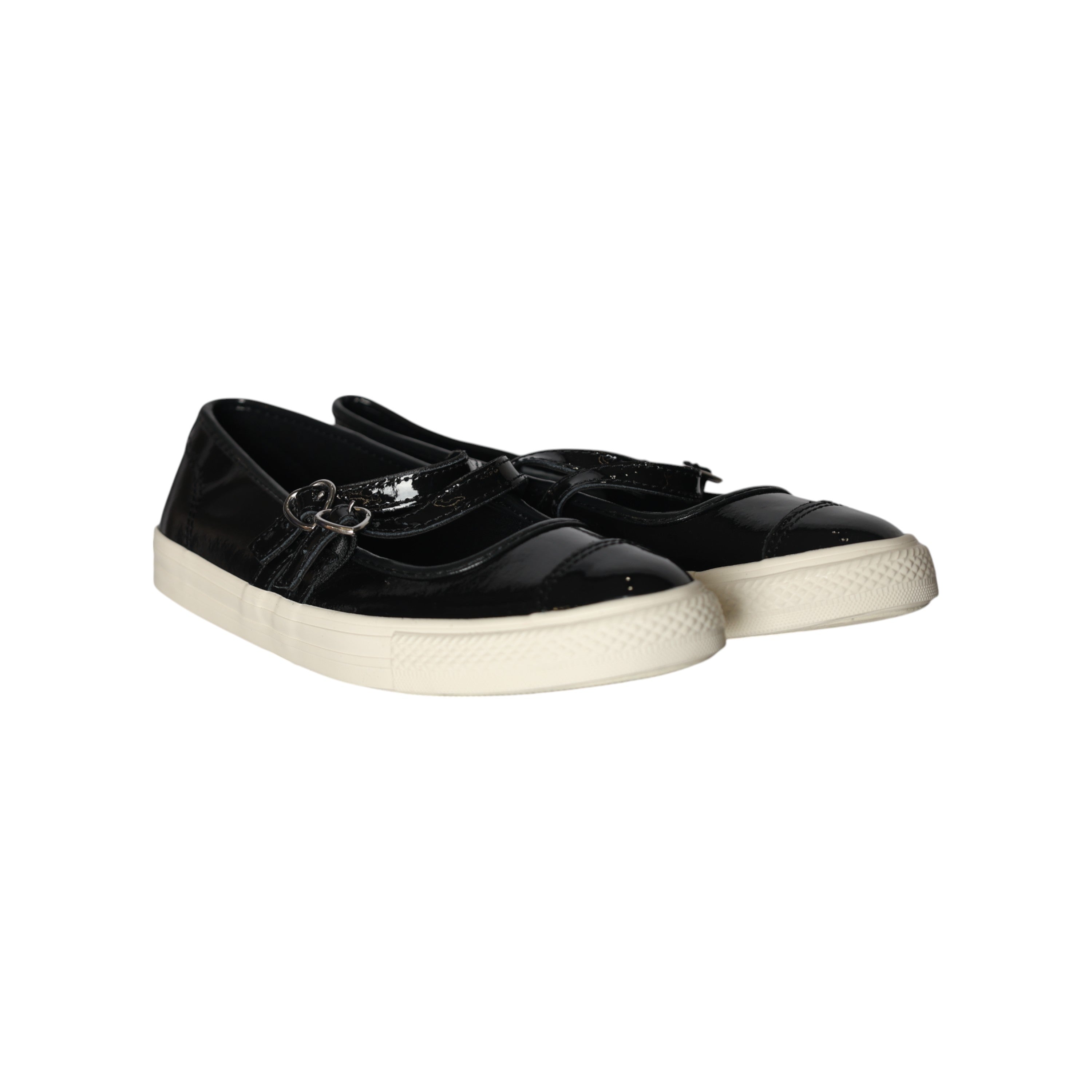 Converse Slip On Dainty Mary Jane Black-Silver
